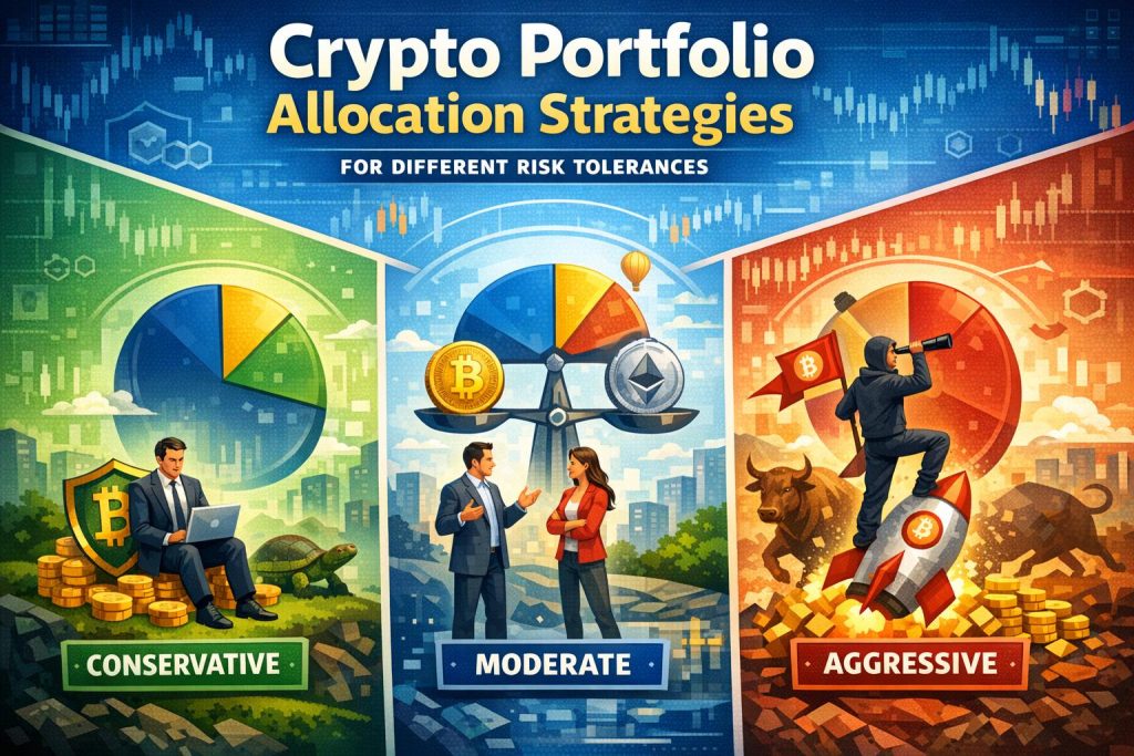 Crypto Portfolio Allocation Strategies for Different Risk Tolerances