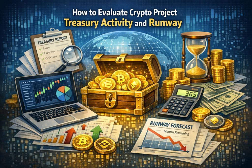 How to Evaluate Crypto Project Treasury Activity and Runway
